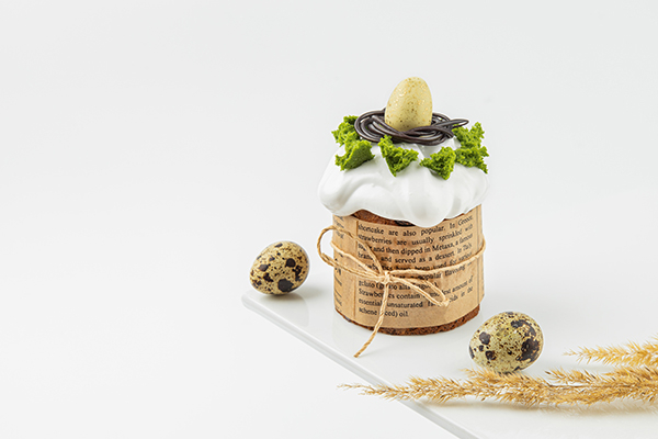 Кулич творожный бездрожжевой (маленький)