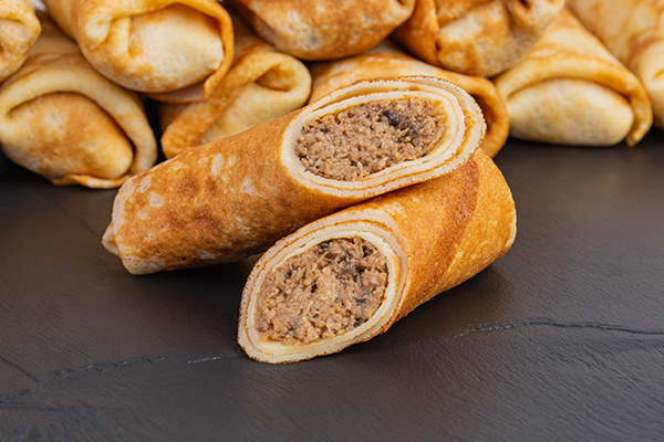 Блины с хайбиф фаршем