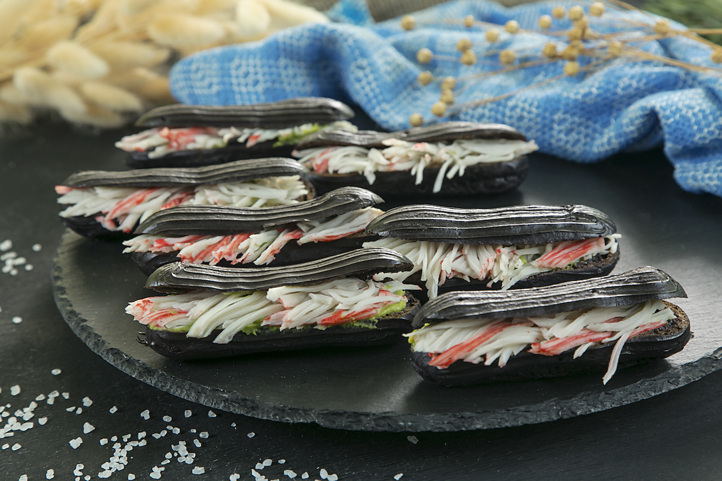 Эклеры со снежным крабом