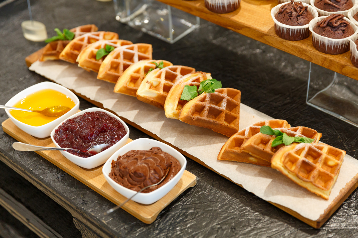 Станция Венские вафли (сладкие) на 30 человек