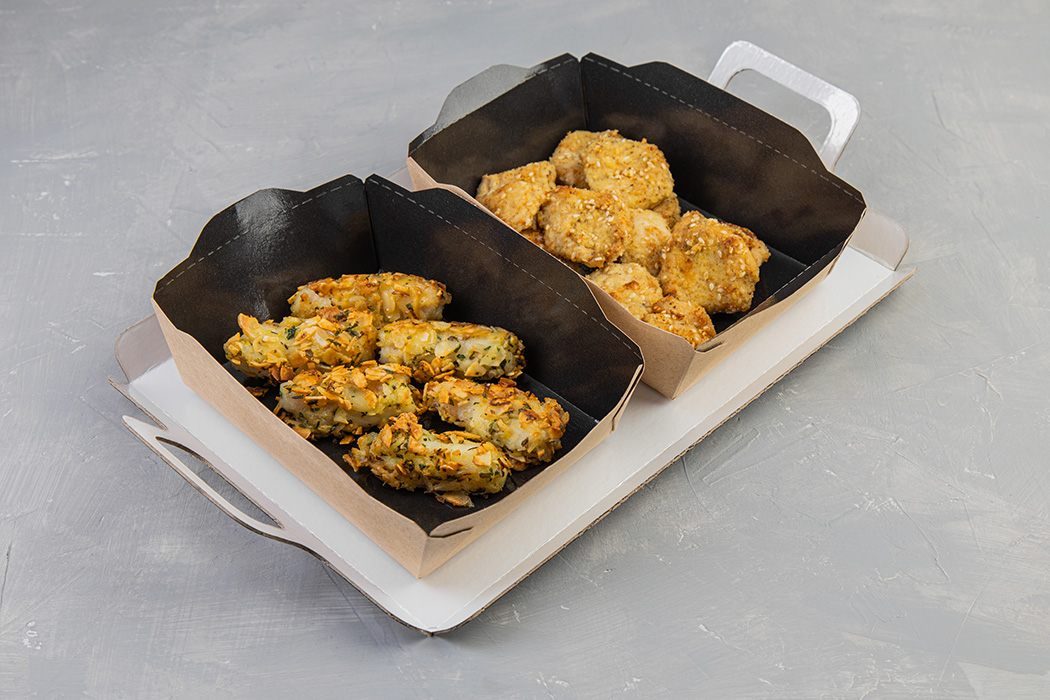 Сет куриные наггетсы и треска