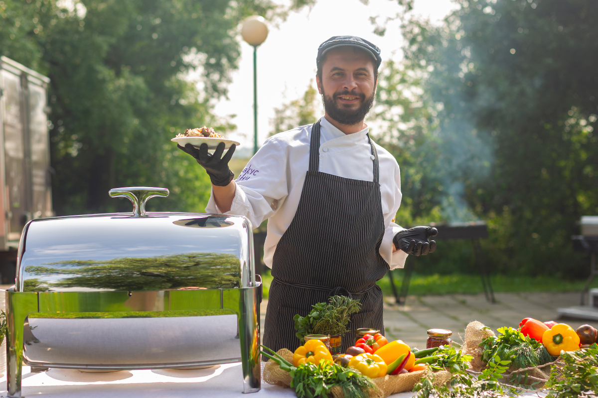 Станция плов с говядиной на 30 персон