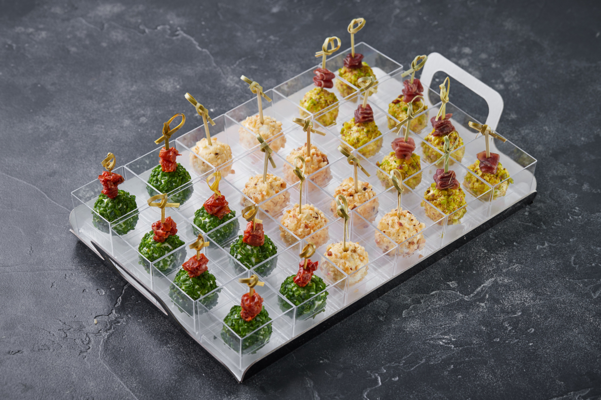 Канапе Сет Чиз болл сыр/мясо