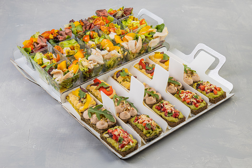 Гастрономический сет: Брускетты и Салаты