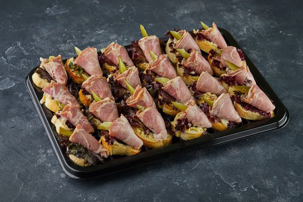 Сет брускетт с бужениной