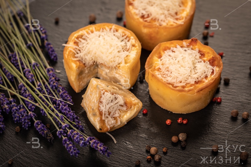 Мини-киш ассорти сыров