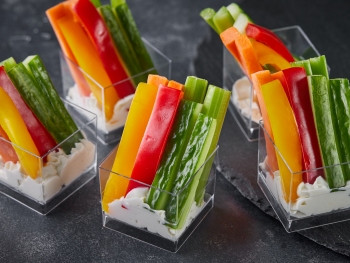 Овощи дип с Дор-блю