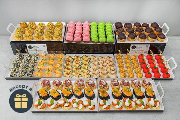 Фуршет на 10-15 человек. Холодные закуски и десерты №2