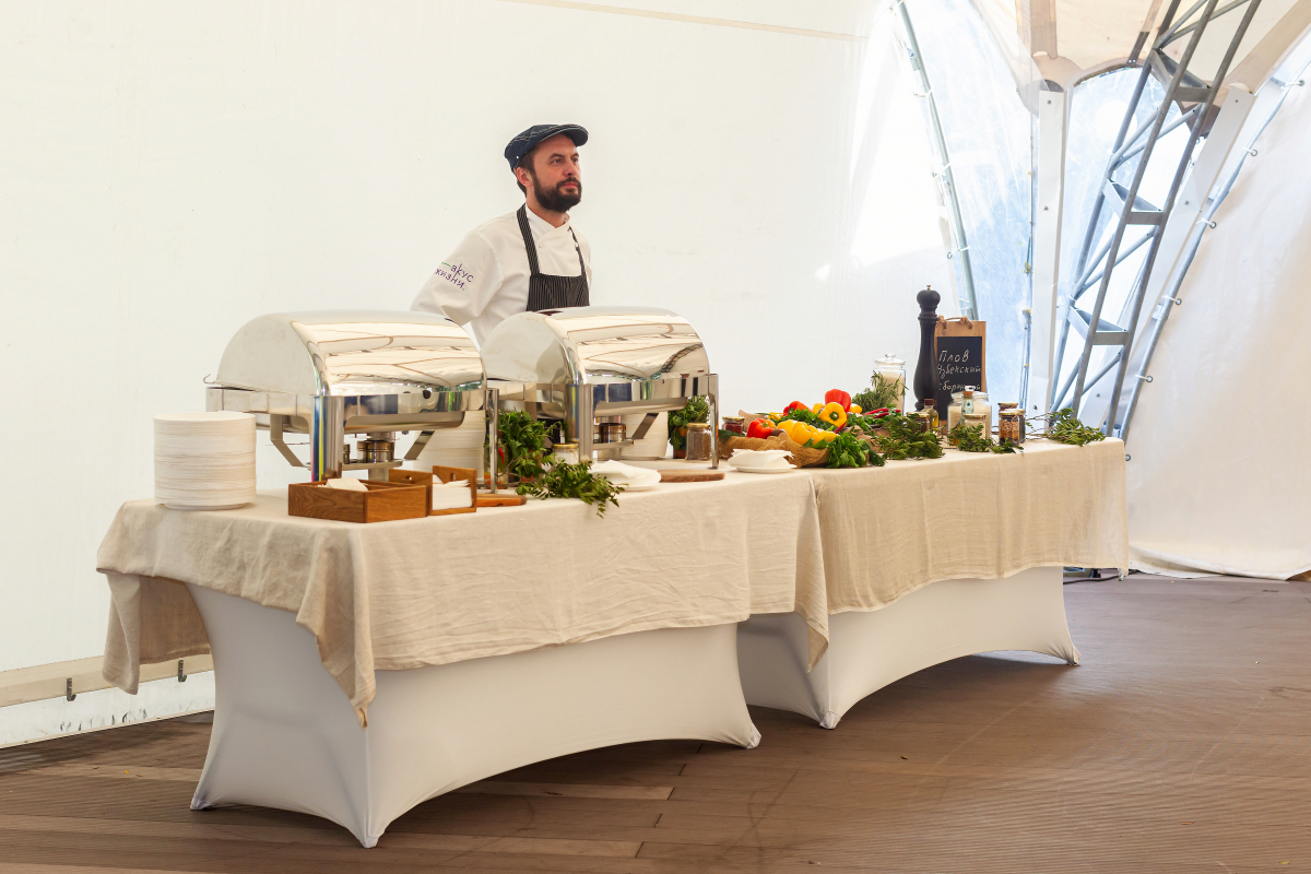 Станция плов с говядиной на 30 персон