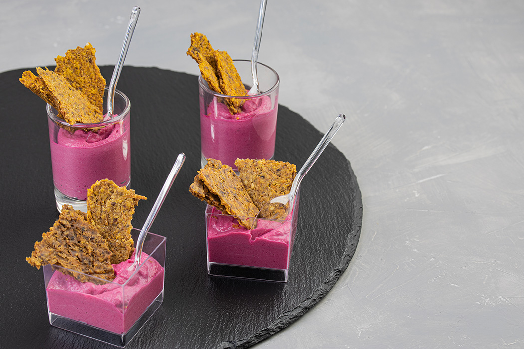 Сет палитра: Хумус ассорти и хлебцы