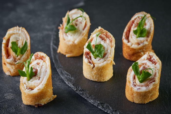 Канапе Сет Блинный ролл