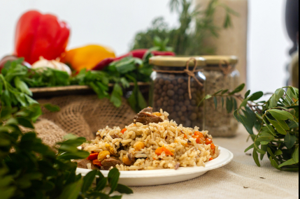 Станция плов с бараниной на 30 человек/фото