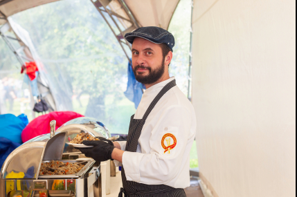 Станция плов с говядиной на 30 персон/фото