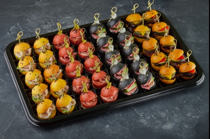 Сет Микс мини бургеров/фото